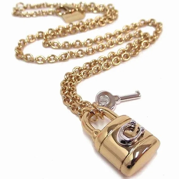 Coach Padlock Necklace - Picture 2 of 3